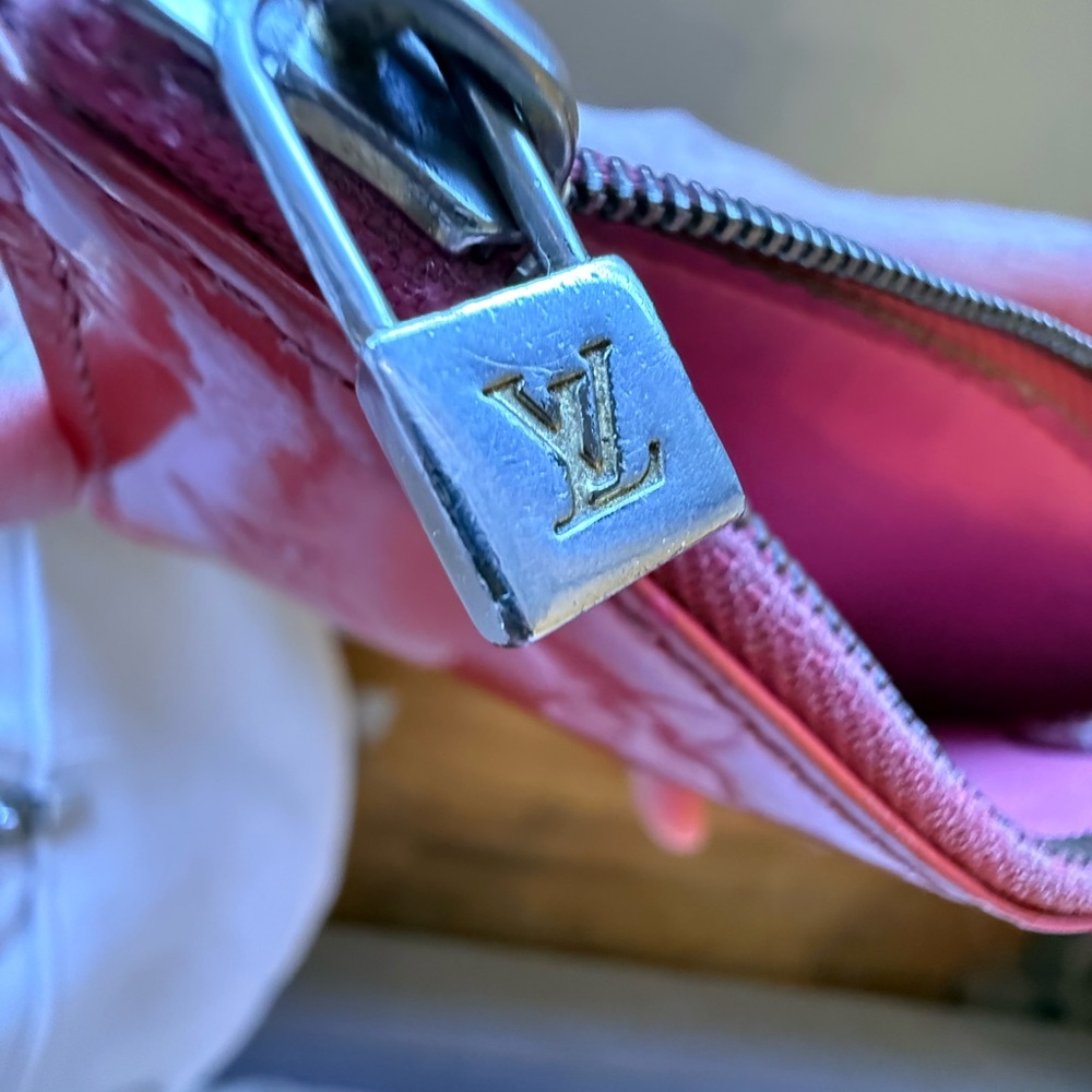 Louis Vuitton Vernis Cles Wallet - Pink 3 with gift box, Dusty, gift card - Picture 4 of 5